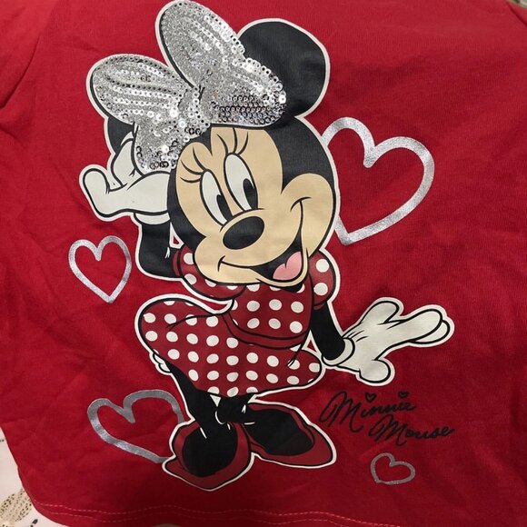 Disney Junior Minnie Mouse Short Sleeve T-Shirt - Size 5 - NWT - Picture 4 of 4